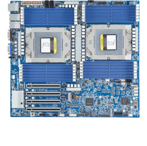 Płyta główna Gigabyte MZ73-LM0 2x SP5 AMD Epyc 9004 Soc (24x DIMM, 2x MCIO 8i, 1x SlimSAS (4x SATA), 1xM.2, 2x10Gbe, IPMI, E-ATX
