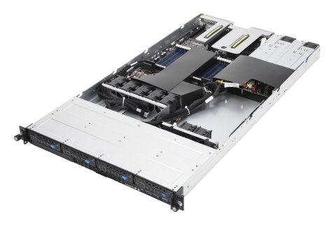 ASUS Rack 1U RS500A-E11-RS4U/800W/4NVMeAMD MILAN 1x LGA4094 (SP3) 280W 16xDDR4 3200/2933 4x3.5" SATA/SAS/4xNVMe Intel i350 1Gb x