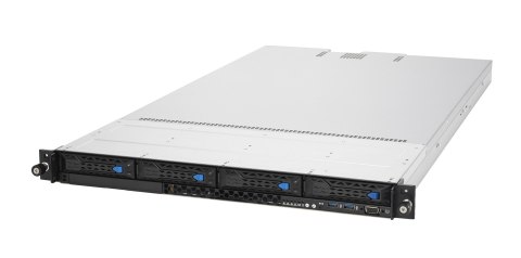 ASUS Rack 1U RS500A-E11-RS4U/800W/4NVMeAMD MILAN 1x LGA4094 (SP3) 280W 16xDDR4 3200/2933 4x3.5" SATA/SAS/4xNVMe Intel i350 1Gb x