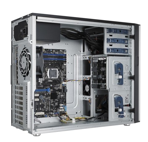 ASUS Tower 5U TS300-E10-PS4(550W )Intel C246 1x LGA 1151 95W 4xDDR4 2666/2400 4x3.5" SATA/SAS* Intel i210 1Gb x4 PSUx1 550W 80+ 