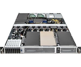 Platforma ASRock Rack (1U) AMD Epyc 7003 (8xE1.S, 2x1GbE, Red. PSU, IPMI)