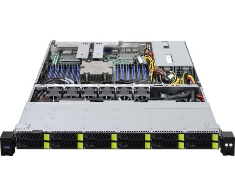 Platforma ASRock Rack (1U) AMD Epyc 9004 (12xSFF, 2xGbE, 2x10GbE, Red. PSU, IPMI)