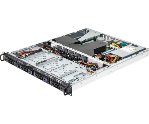 Platforma ASRock Rack (1U) AMD Ryzen (4xLFF, 2x10GbE, 2xGbE, Fixed PSU, IPMI)