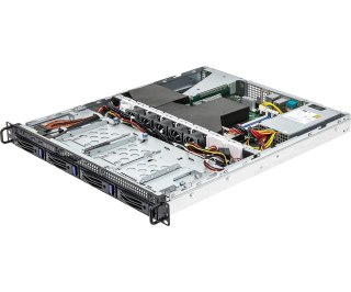 Platforma ASRock Rack (1U) AMD Ryzen (4xLFF, 2xGbE, Fixed PSU, IPMI)
