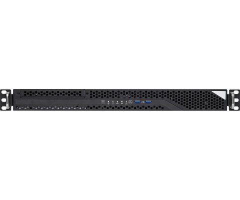 Platforma ASRock Rack (1U) AMD Ryzen (Int. drive bays, 2xGbE, 2x10GbE, Fixed PSU, IPMI)