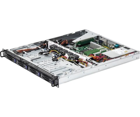 Platforma ASRock Rack (1U) Intel E-23XX (4xLFF, 2xGbE, Fixed PSU, IPMI)
