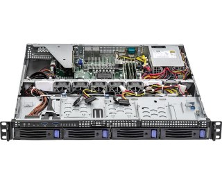 Platforma ASRock Rack (1U) Intel E-23XX (4xLFF, 2xGbE, Fixed PSU, IPMI)