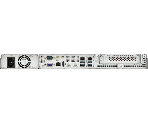 Platforma ASRock Rack (1U) Intel E-23XX (4xLFF, 2xGbE, Fixed PSU, IPMI)