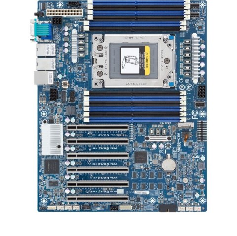 Płyta główna Gigabyte ME03-CE0 1x SP6 AMD Epyc 8004 SoC (12x DIMM, 3x MCIO 4i, 1xM.2, 2x10Gbe, IPMI, ATX)