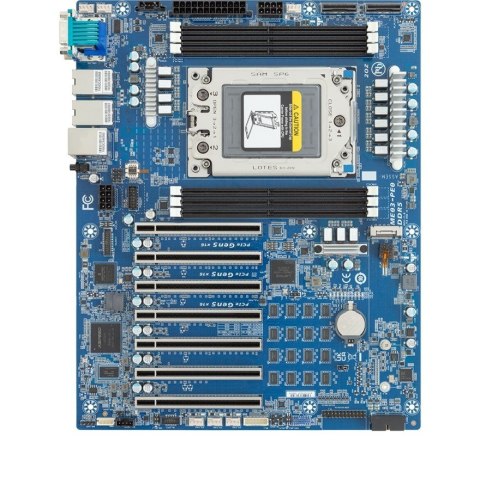 Płyta główna Gigabyte ME03-PE0 1x SP6 AMD Epyc 8004 SoC (6x DIMM, 2x MCIO 8i, 1xM.2, 2x1Gbe, IMPI, ATX)