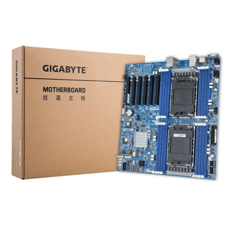 Płyta główna Gigabyte MS73-HB1 2x LGA4677 Intel Xeon Scalable 4/5gen C741 (16x DIMM, 3x SlimSAS (12x SATA), 2xM.2, 2x1Gbe, IPMI,