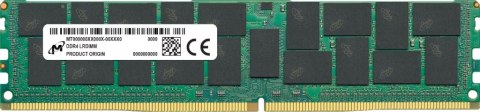 Micron LRDIMM DDR4 128GB 4Rx4 3200MHz PC4-25600 LOAD REDUCED MTA72ASS16G72LZ-3G2R