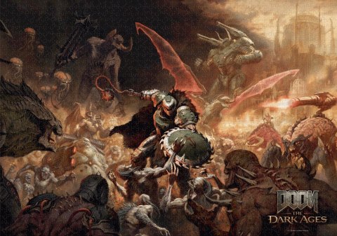 Good Loot Gaming Puzzle: Doom The Dark Ages Slayer's Rage 1000 elementów