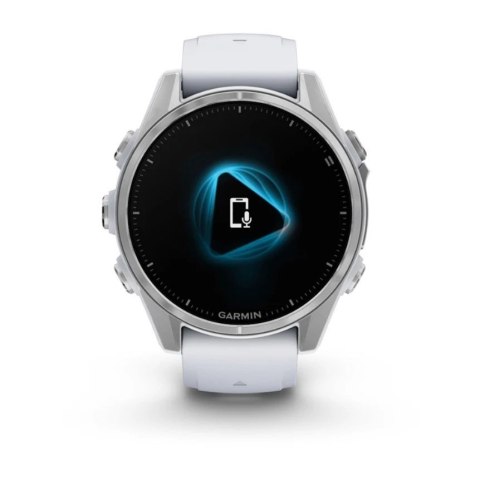 Zegarek sportowy Garmin Fenix 8 AMOLED 43mm Srebrny