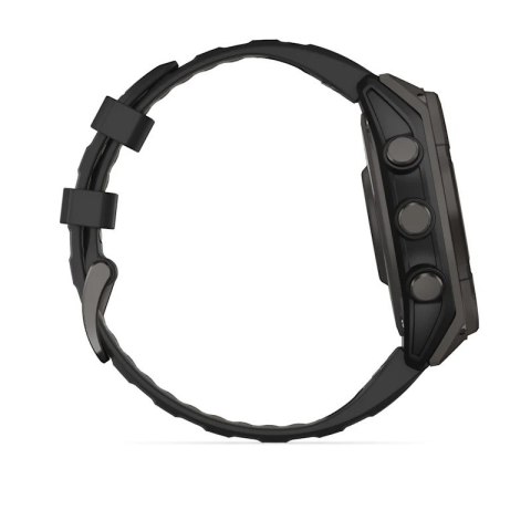 Zegarek sportowy Garmin Fenix 8 Solar Sapphire Titanium Carbon Grey 47mm Tytanowy