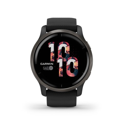Zegarek sportowy Garmin Venu 2 AMOLED 45,4mm Czarny