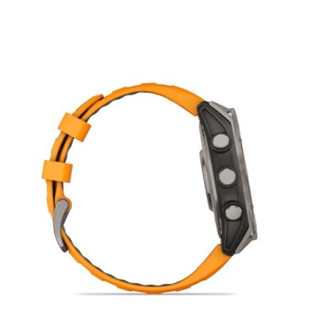 Zegarek sportowy Garmin Fenix 8 Sapphire Titan AMOLED 47mm Grafitowy