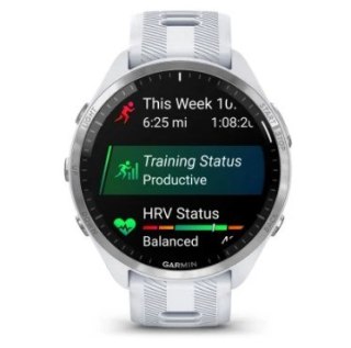 Zegarek sportowy Garmin Forerunner 965 mleczny kwarc