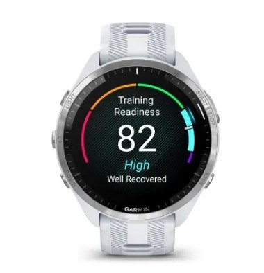 Zegarek sportowy Garmin Forerunner 965 mleczny kwarc