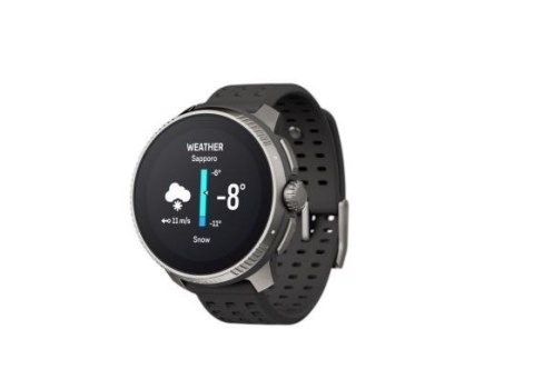 Zegarek sportowy Suunto Race Titanium Charcoal AMOLED 49mm Czarny