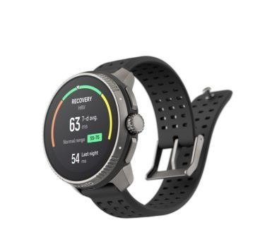 Zegarek sportowy Suunto Race Titanium Charcoal AMOLED 49mm Czarny