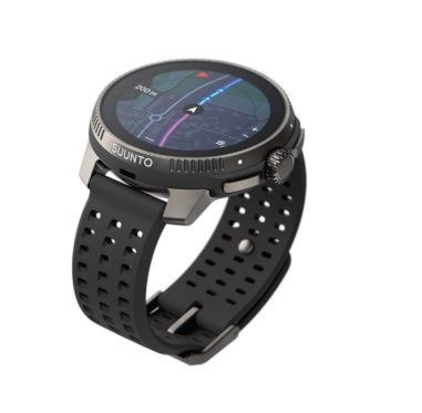 Zegarek sportowy Suunto Race Titanium Charcoal AMOLED 49mm Czarny