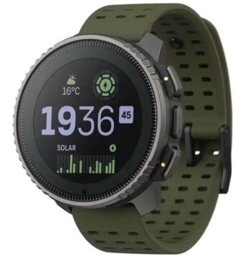 Zegarek sportowy Suunto Vertical Titanium Solar Forest 49mm Czarny