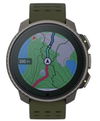 Zegarek sportowy Suunto Vertical Titanium Solar Forest 49mm Czarny