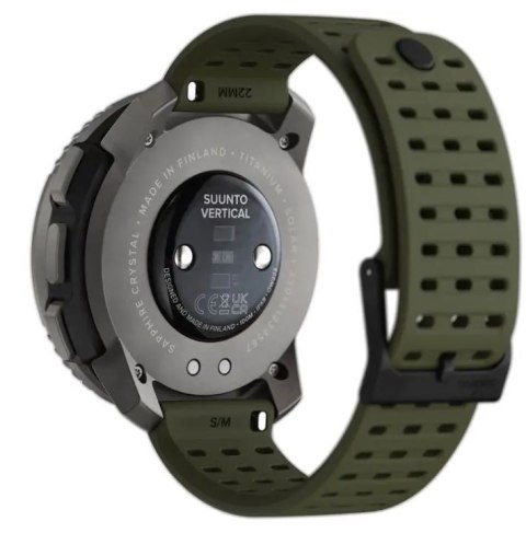 Zegarek sportowy Suunto Vertical Titanium Solar Forest 49mm Czarny