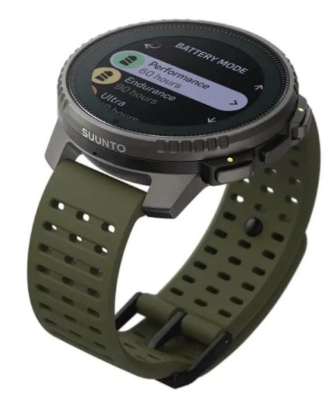 Zegarek sportowy Suunto Vertical Titanium Solar Forest 49mm Czarny