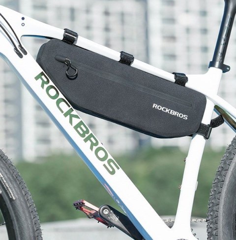 Sakwa rowerowa Rockbros AS-043 na rzepy 3l - czarna