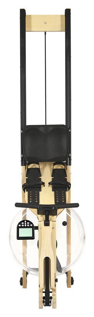 Wioślarz wodny drewniany MERACH MR-902/YS, bluetooth&app, naturalny kolor drewna (WYPRZEDAŻ)