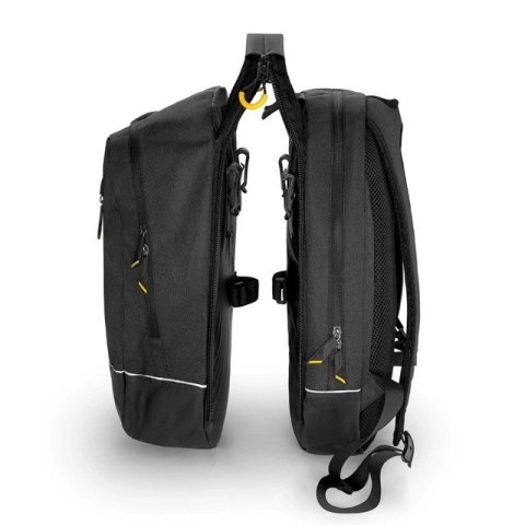 Wozinsky torba rowerowa podwójna plecak 2w1 30l czarna (WBB30BK)