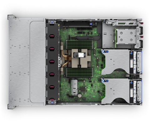 HPE ProLiant DL345 Gen11 9124 3.0GHz 16-core 1P 32GB-R MR408i-o 8SFF 1000W PS EU Server P58792-421