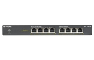 Switch Netgear GS308PP-100EUS 8p PoE 83W* (PoE+: 8p) Unmanaged Gigabit