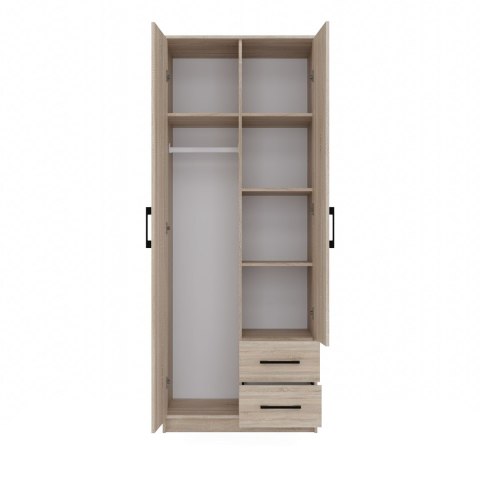 SZAFA ROMANA 80X205 SONOMA Z LUSTREM