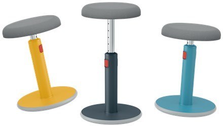 LEITZ Ergonomiczny stołek ERGO COSY, niebieski
