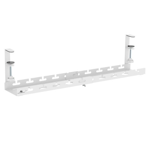 MACLEAN ORGANIZER PODBIURKOWY NA KABLE, MAX. OBCIĄŻENIE 5KG, MAX. 728MM, BIAŁY MC-103 W