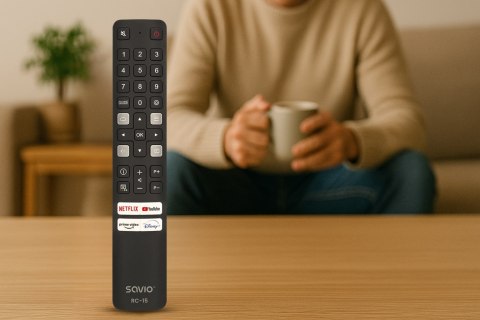SAVIO PILOT UNIWERSALNY DO TV /ZAMIENNIK DO TV TCL - SMART TV RC-15