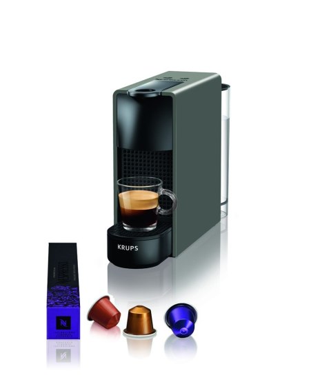 Ekspres kapsułkowy Krups Nespresso Essenza Mini XN110B (1200W; kolor szary)