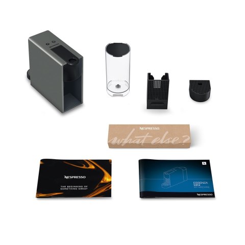Ekspres kapsułkowy Krups Nespresso Essenza Mini XN110B (1200W; kolor szary)