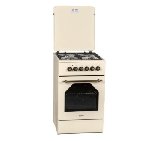 Kuchnia gazowo-elektryczna Retro Designe MPM-56-KRM-14 kremowa