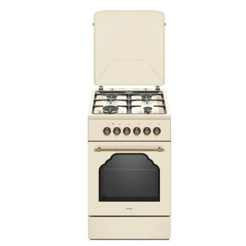 Kuchnia gazowo-elektryczna Retro Designe MPM-56-KRM-14 kremowa