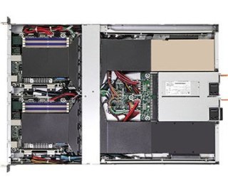 Platforma ASRock Rack (1U) AMD Ryzen (1xM.2, 2x1GbE, Red. PSU, IPMI)