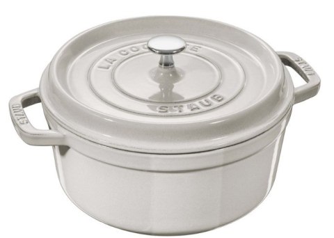 Garnek żeliwny okrągły STAUB 40501-409-0 - biała trufla 1.7 ltr (WYPRZEDAŻ)