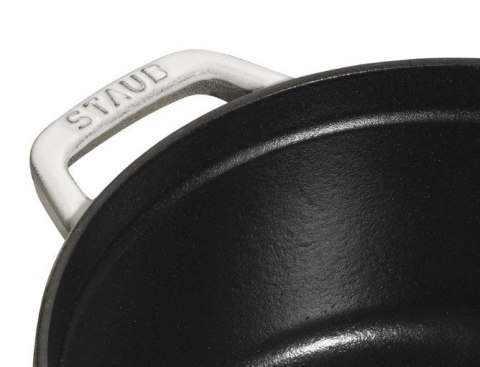 Garnek żeliwny okrągły STAUB 40501-409-0 - biała trufla 1.7 ltr (WYPRZEDAŻ)