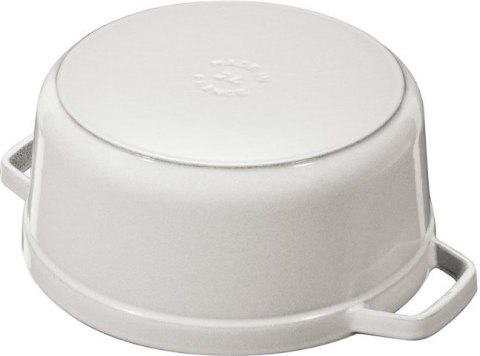 Garnek żeliwny okrągły STAUB 40501-409-0 - biała trufla 1.7 ltr (WYPRZEDAŻ)