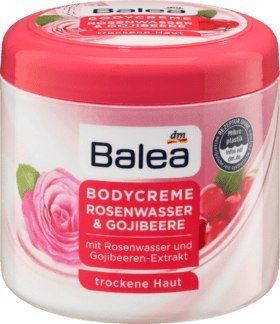 Balea Woda Różana i Jagody Goji Krem do Ciała 500 ml