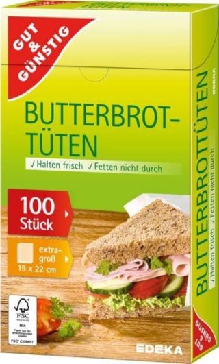 G&G Torebki śniadaniowe 100 szt