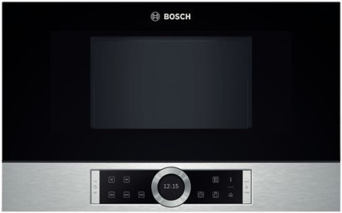 Kuchenka mikrofalowa BOSCH BFR634GS1 (900W; 21l; kolor inox) (WYPRZEDAŻ)
